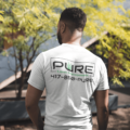 A photo representing the uniforms for PURE Lawn Management