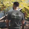 A photo representing the uniforms for PURE Lawn Management